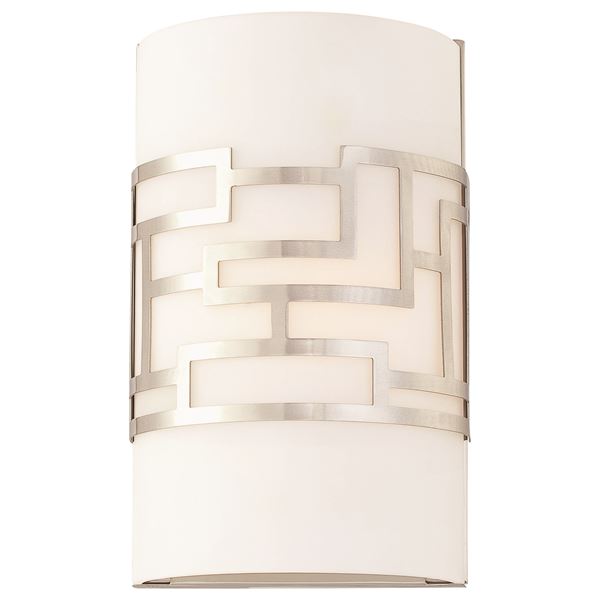 George Kovacs Alecia's Necklace 1-LT Wall Sconce Brushed Nickel